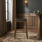5682BLK-29 29 Pub Height Stool, Black - 5682BLK-29