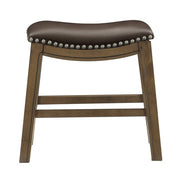 5682BRW-18 18 Dining Stool, Brown - 5682BRW-18