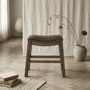 5682BRW-18 18 Dining Stool, Brown - 5682BRW-18
