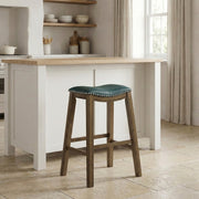 5682GEN-29 29 Pub Height Stool, Green - 5682GEN-29