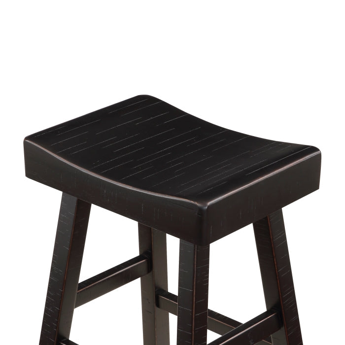 5687BLK-24 Counter Height Stool, Set of 2 - 5687BLK-24