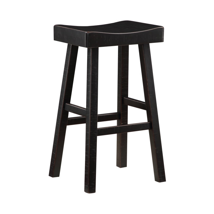 5687BLK-29 Pub Height Stool, Set of 2 - 5687BLK-29