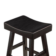 5687BLK-29 Pub Height Stool, Set of 2 - 5687BLK-29
