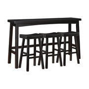 5687BLK-424P 4-Piece Pack Pub Height Set - 5687BLK-424P