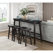 5687BLK-424P 4-Piece Pack Pub Height Set - 5687BLK-424P