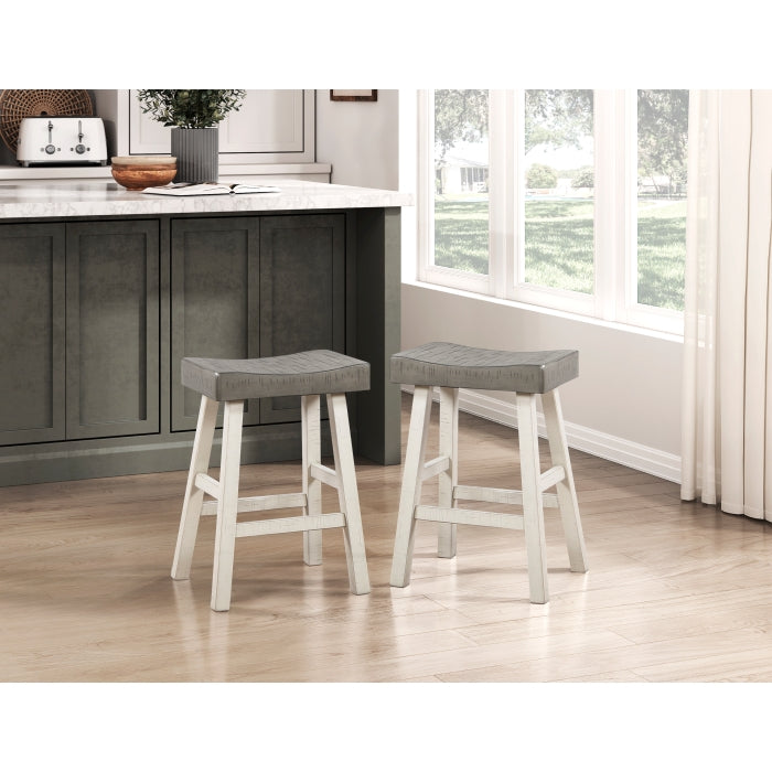 5687WTT-24 Counter Height Stool, Set of 2 - 5687WTT-24