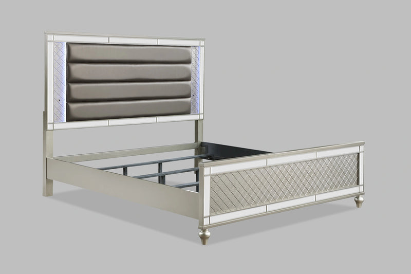 Crown Mark Furniture Cristian Queen Panel Bed in Beige B1680-Q image