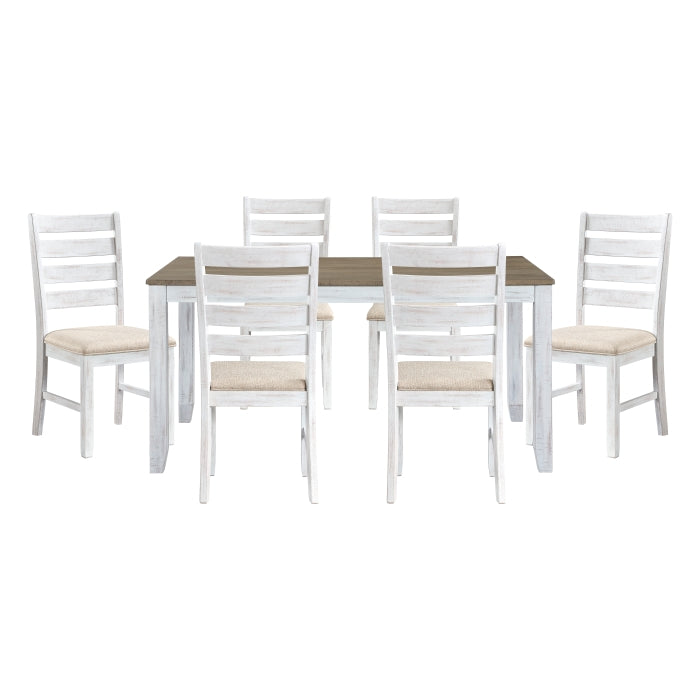 5709WH 7-Piece Pack Dinette Set - 5709WH