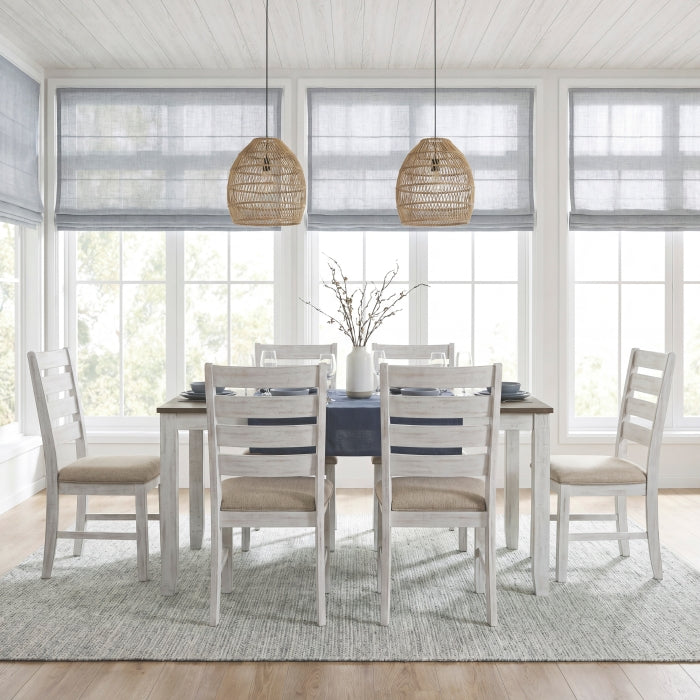 5709WH 7-Piece Pack Dinette Set - 5709WH