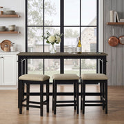5714BK 4-Piece Pack Counter Height Set - 5714BK