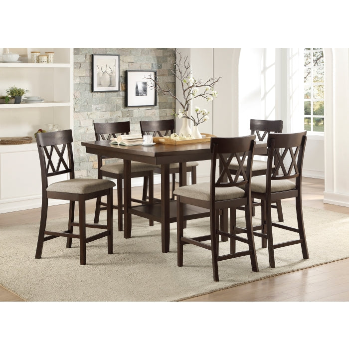 5716-36 Counter Height Table with Lazy Susan - 5716-36