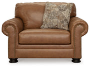 Carianna Caramel Sofa, Loveseat and Oversized Chair from Ashley - DMV Furniture