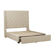 5877BE-1DW* (3)Queen Platform Bed with Storage Footboard - 5877BE-1DW*
