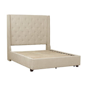 5877BE-1DW* (3)Queen Platform Bed with Storage Footboard - 5877BE-1DW*