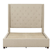 5877KBE-1EKDW* (3)Eastern King Platform Bed with Storage Footboard - 5877KBE-1EKDW*