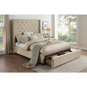 5877KBE-1EKDW* (3)Eastern King Platform Bed with Storage Footboard - 5877KBE-1EKDW*
