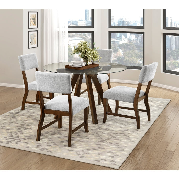 5898F1S Side Chair, Gray, Set of 2 - 5898F1S