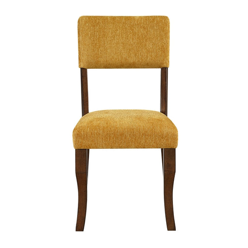 5898F2S Side Chair, Mustard, Set of 2 - 5898F2S