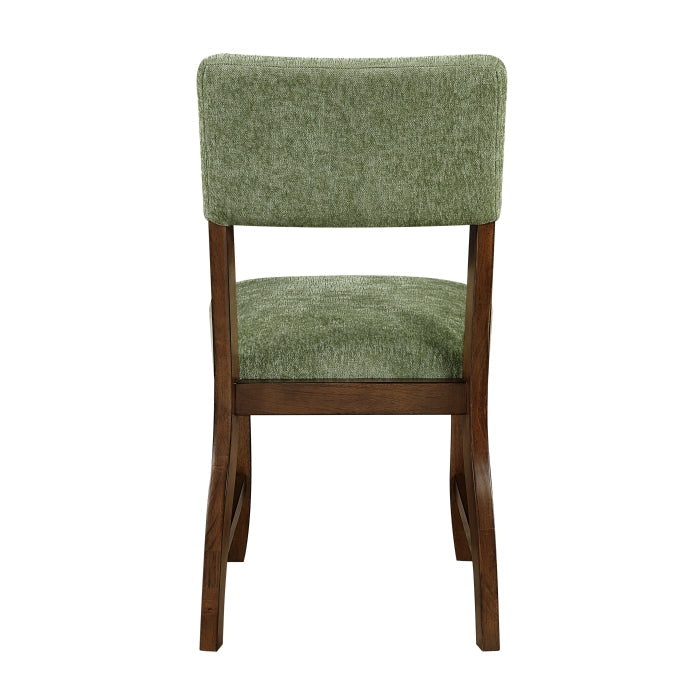 5898F3S Side Chair, Olive, Set of 2 - 5898F3S
