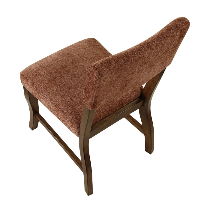 5898F4S Side Chair, Rust, Set of 2 - 5898F4S