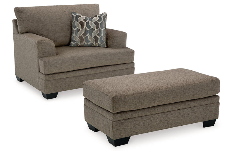 Stonemeade  Oversized Chair and Ottoman -  Ashley - DMV Furniture