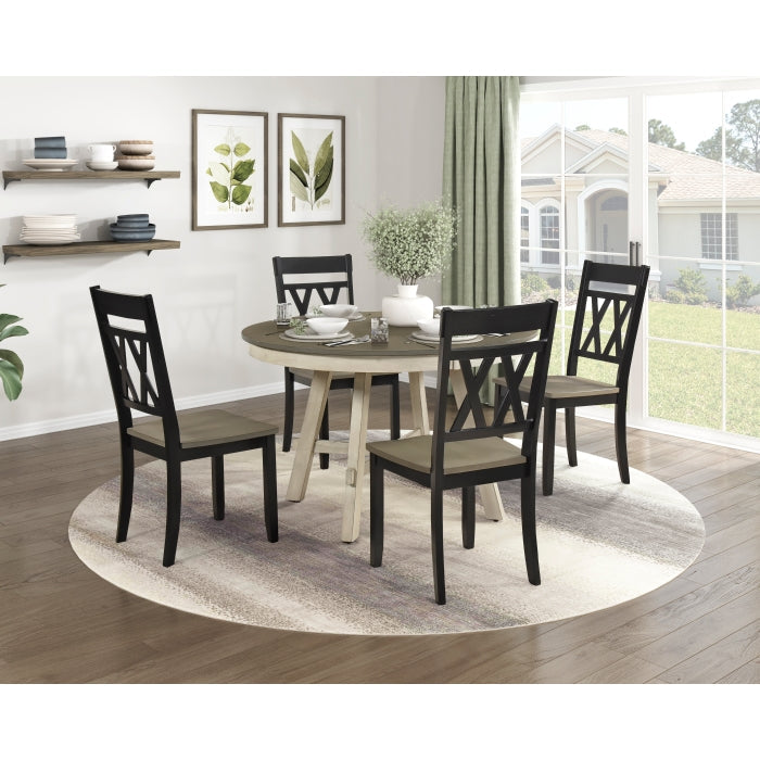 5985BKS Side Chair, Set of 2 - 5985BKS
