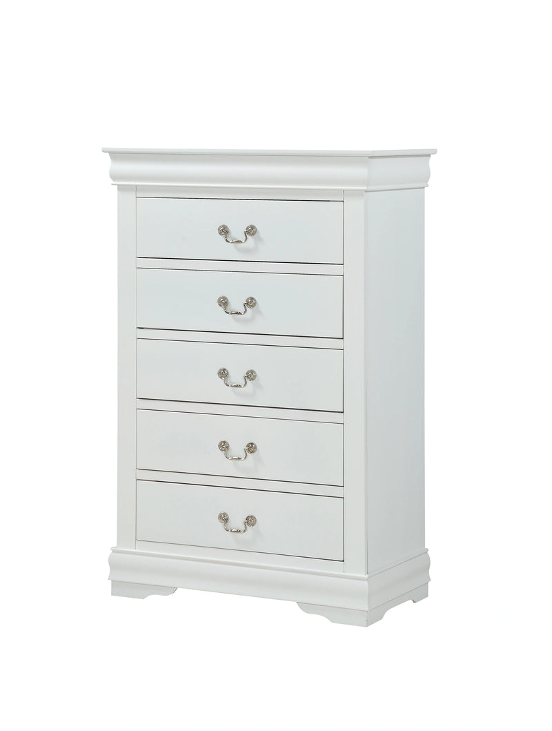 Crown Mark Louis Philip Chest in White image