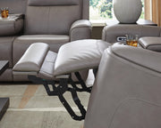 5Z-Comfort Coin Power Reclining Loveseat with Console - PCU1090018