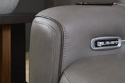 5Z-Comfort Coin Power Reclining Loveseat with Console - PCU1090018