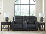 5Z-Comfort Onyx Power Reclining Loveseat with Console - PCU1090218
