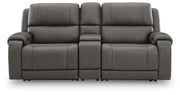 5Z - Pittson Anchor 3-Piece Power Reclining Sectional Loveseat with Console - PCU12600S2