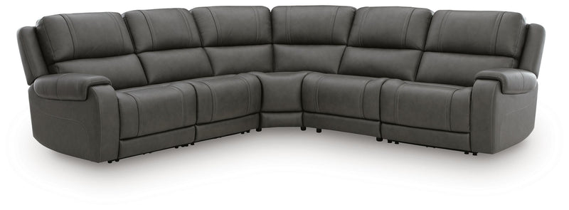 5Z - Pittson Anchor 5-Piece Power Reclining Sectional - PCU12600S9