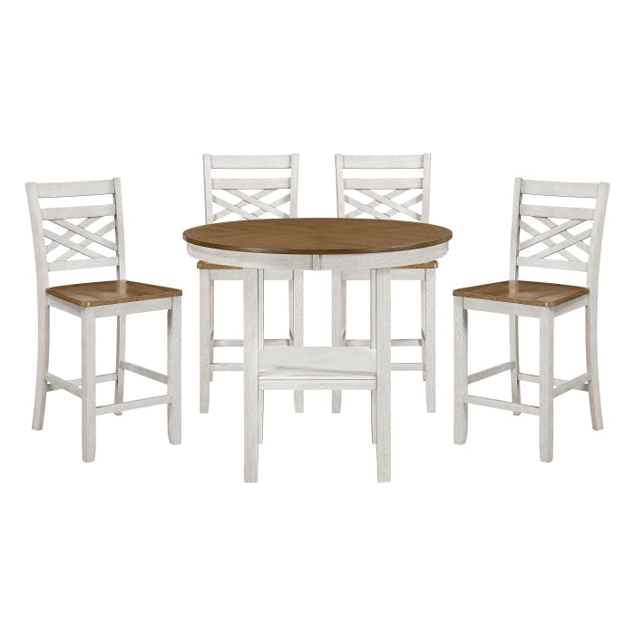 6022WH-36 5-Piece Pack Counter Height Set - 6022WH-36