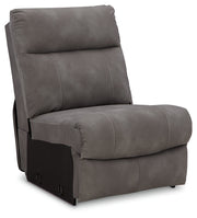 Next-Gen Durapella Slate 5-Piece Power Reclining Sectional from Ashley - DMV Furniture