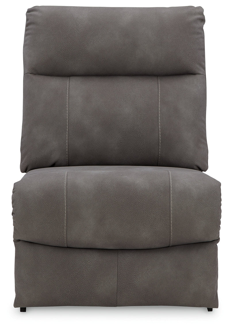 Next-Gen Durapella Slate 4-Piece Power Reclining Sectional from Ashley - DMV Furniture