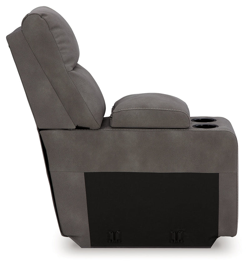 Next-Gen Durapella Slate 5-Piece Power Reclining Sectional from Ashley - DMV Furniture