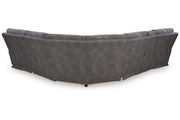 Next-Gen DuraPella Slate 6-Piece Power Reclining Sectional -  Ashley - DMV Furniture