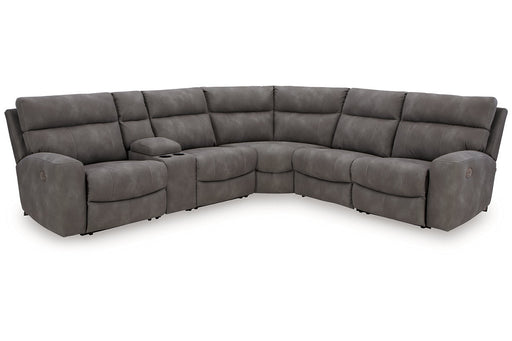 Next-Gen DuraPella Slate 6-Piece Power Reclining Sectional -  Ashley - DMV Furniture