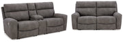 Next-Gen Slate DuraPella Sofa and Loveseat from Ashley - DMV Furniture