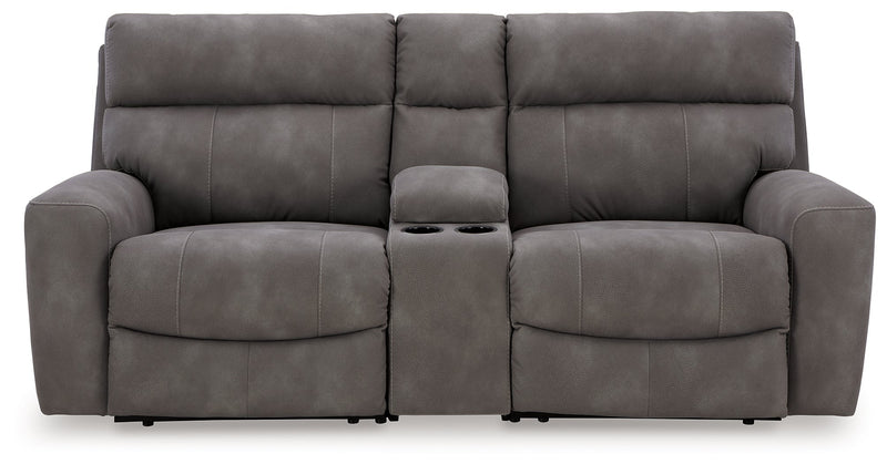 Next-Gen Slate DuraPella Sofa and Loveseat from Ashley - DMV Furniture