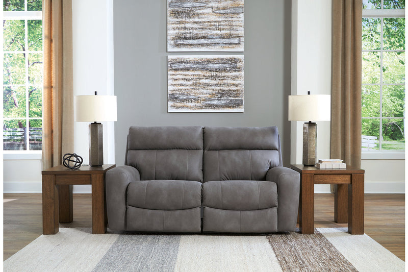 Next-Gen DuraPella Slate 2-Piece Power Reclining Sectional Loveseat -  Ashley - DMV Furniture