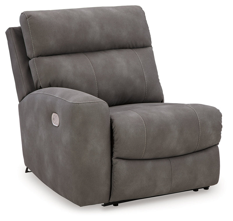 Next-Gen Durapella Slate 5-Piece Power Reclining Sectional from Ashley - DMV Furniture