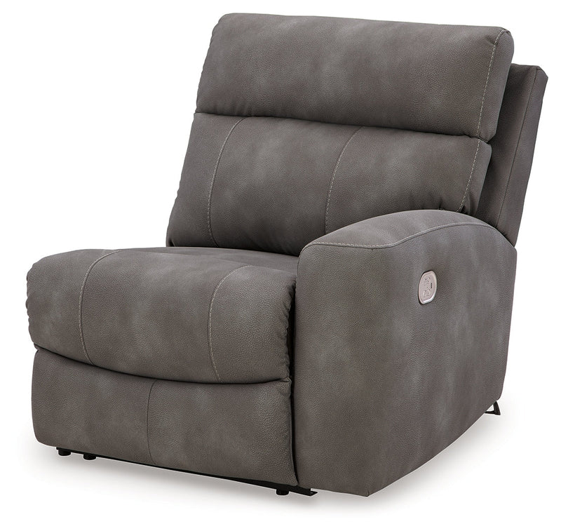 Next-Gen Durapella Slate 4-Piece Power Reclining Sectional from Ashley - DMV Furniture