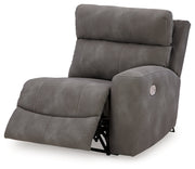Next-Gen Durapella Slate 5-Piece Power Reclining Sectional from Ashley - DMV Furniture
