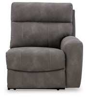 Next-Gen Durapella Slate 5-Piece Power Reclining Sectional from Ashley - DMV Furniture
