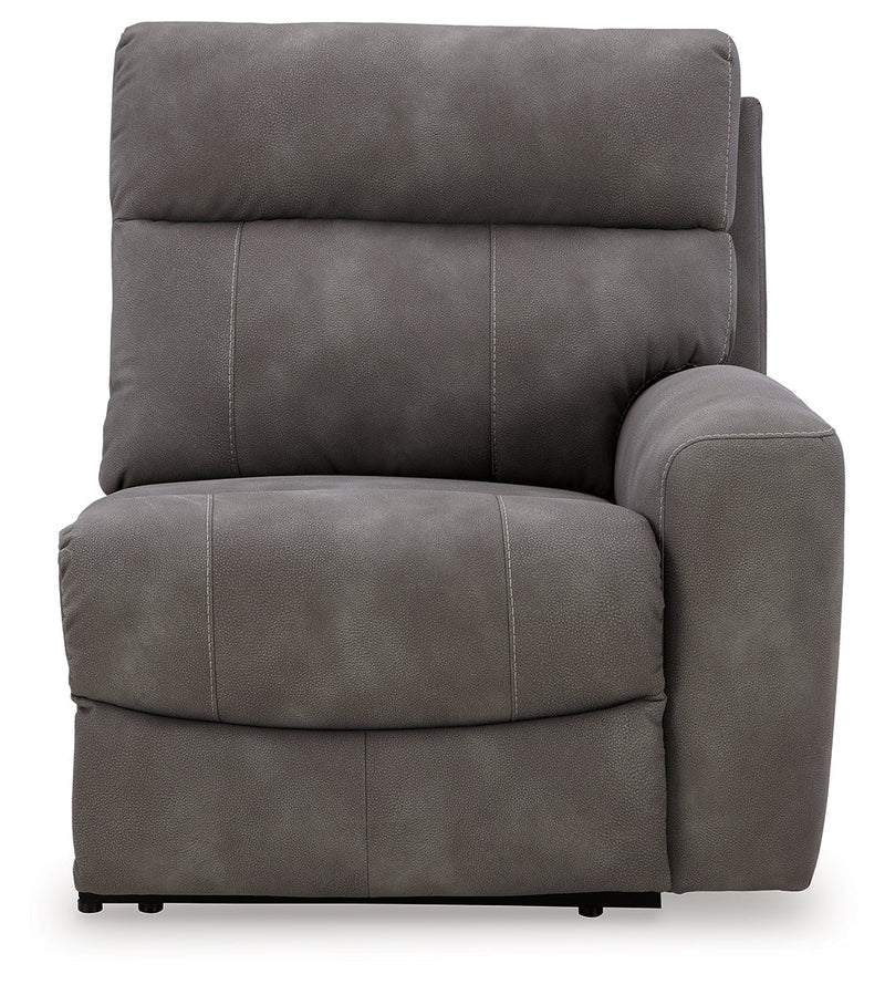 Next-Gen Durapella Slate 5-Piece Power Reclining Sectional from Ashley - DMV Furniture