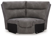Next-Gen Durapella Slate 4-Piece Power Reclining Sectional from Ashley - DMV Furniture