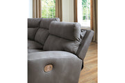 Next-Gen DuraPella Slate 6-Piece Power Reclining Sectional -  Ashley - DMV Furniture