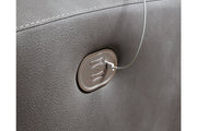 Next-Gen DuraPella Slate 2-Piece Power Reclining Sectional Loveseat -  Ashley - DMV Furniture