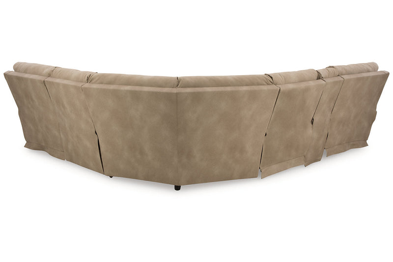 Next-Gen DuraPella Sand 6-Piece Power Reclining Sectional -  Ashley - DMV Furniture